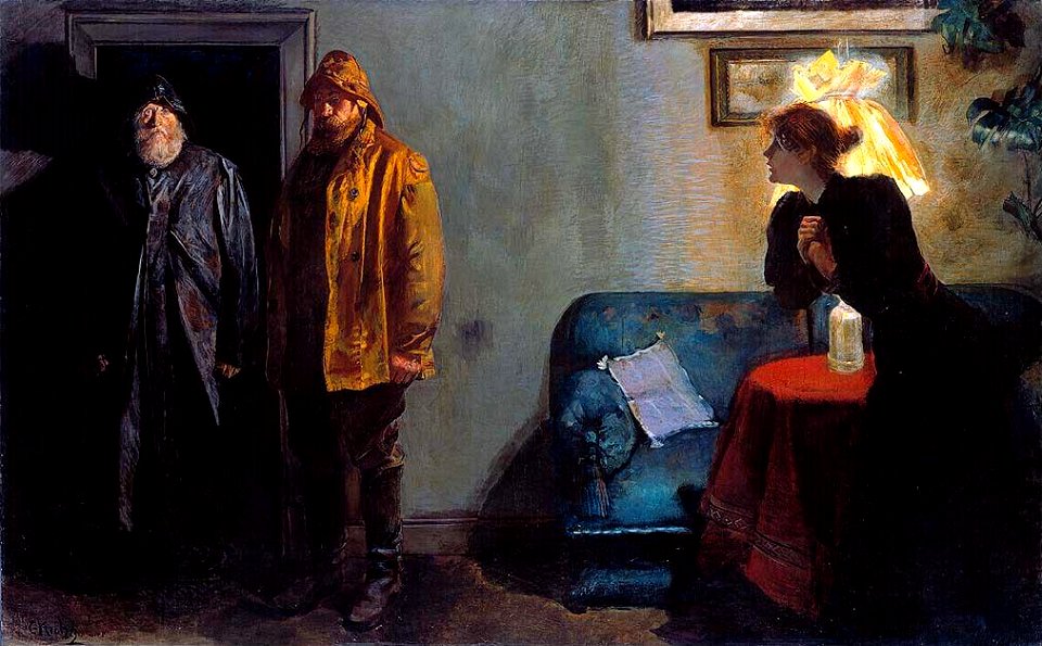 Christian Krohg - Eye-Witnesses - Øyenvitner - Nasjonalmuseet - NG.M.00469
