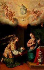 La Anunciación, por Juan Pantoja de la Cruz