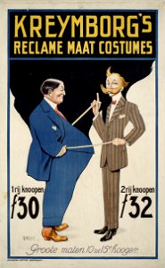 Kreijmborg's reclame maat costumes