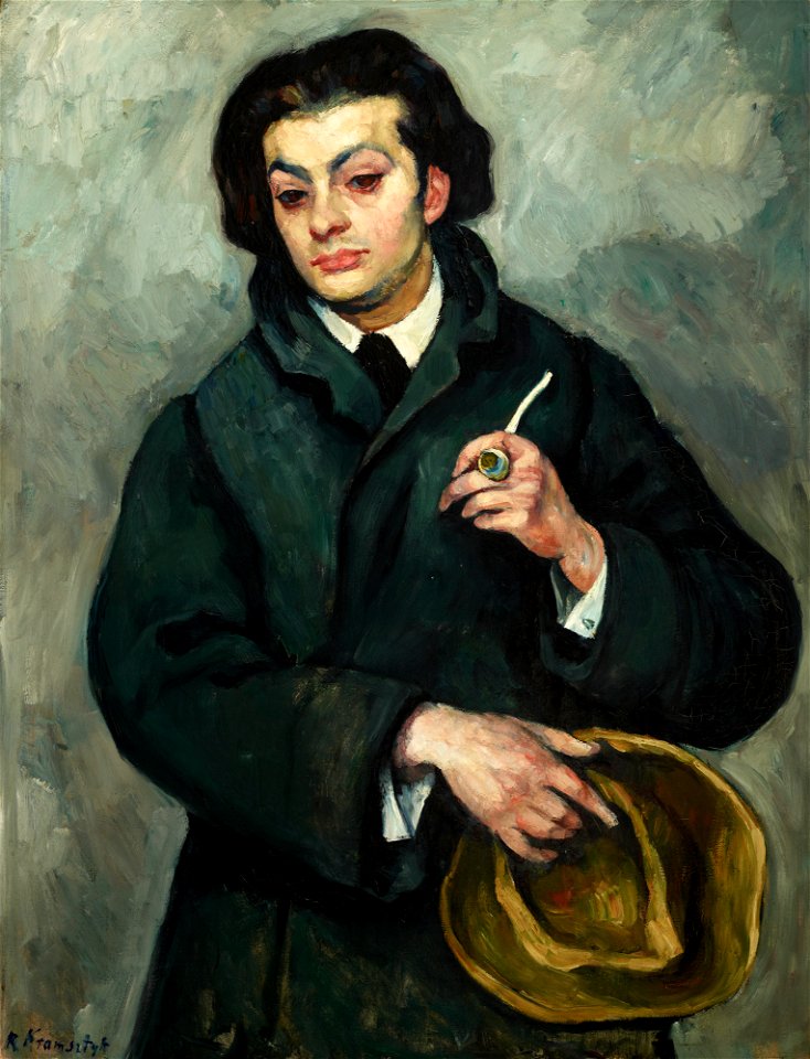 Kramsztyk, Roman (1885-1942) - Portrait of Mojżesz Kisling - MNK II-b-294 - National Museum Kraków