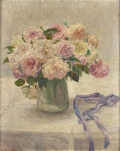 Olga Krieghammer - Blasse Rosen (1910)