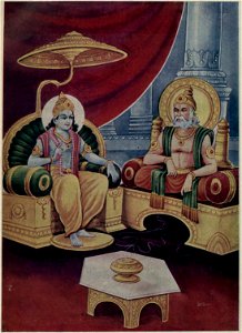 Krishna and Ugrasena