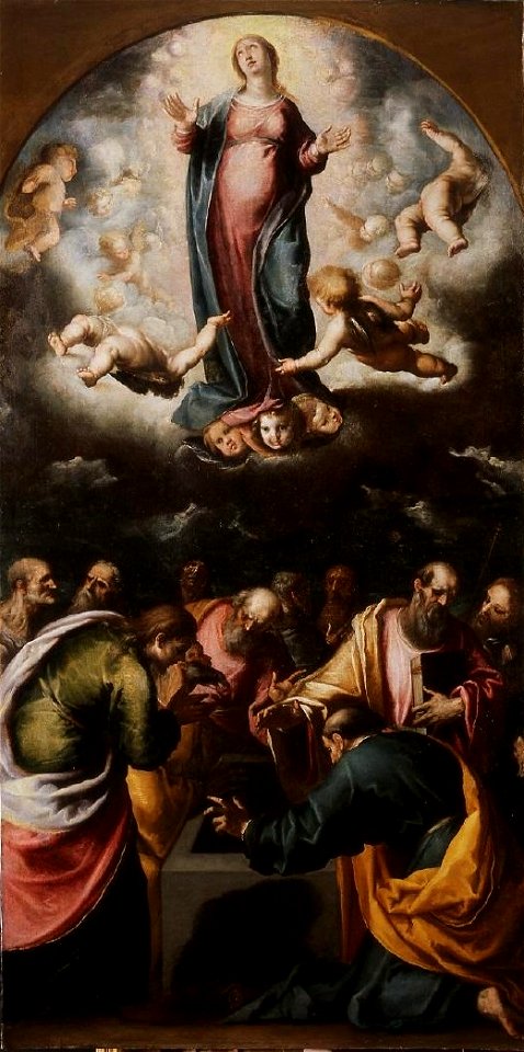 La Asunción de Nuestra Señora, de Eugenio Cajés (Museo Cerralbo, Madrid)