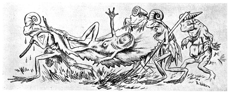 Krigen mellom froskene musene - War between the frogs and mice - 11 - 1885