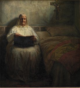 Kristian Zahrtmann - Leonora Christina in the Maribo Monastery - KMS1232 - Statens Museum for Kunst