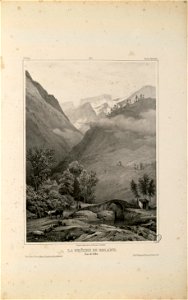La Brêche de Roland, prise de Gèdre (Hautes Pyrénées) - Fonds Ancely - B315556101 A JACOTTET 2 040