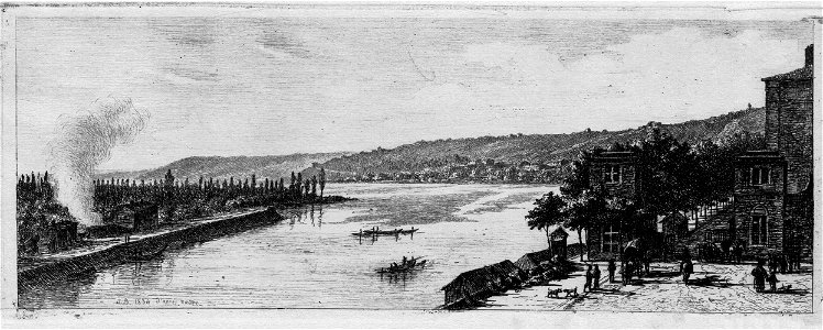 La barriere de saint-Clair à Lyon
