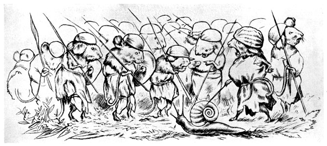 Krigen mellom froskene musene - War between the frogs and mice - 06 - 1885