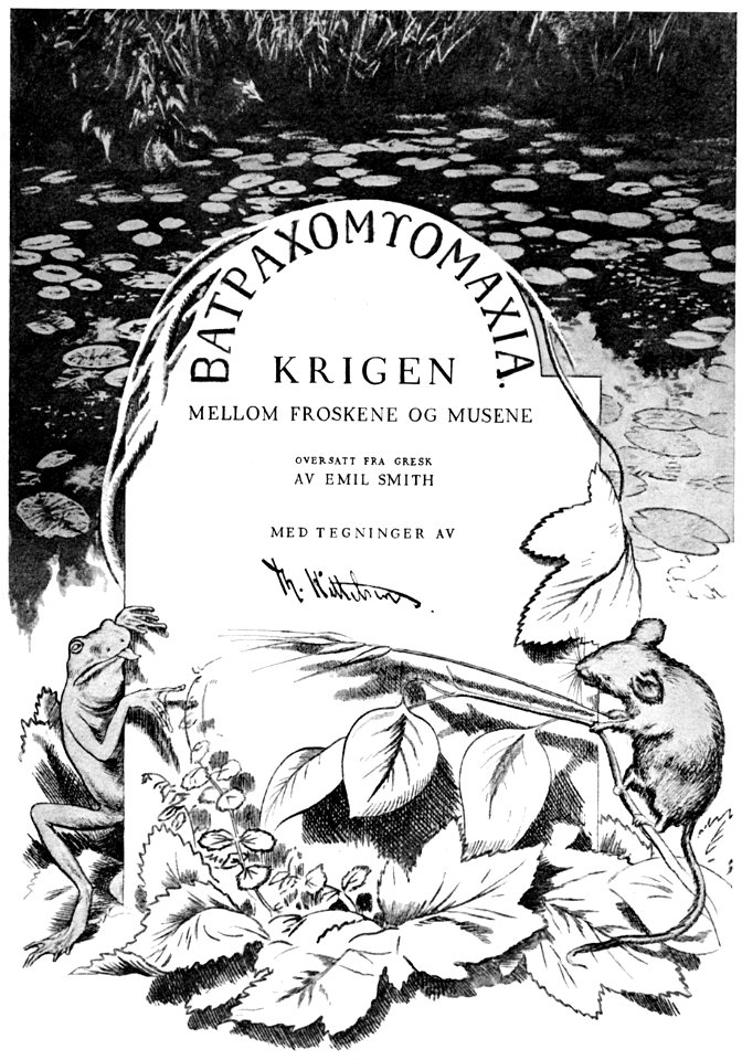 Krigen mellom froskene musene - War between the frogs and mice - 01 - 1885