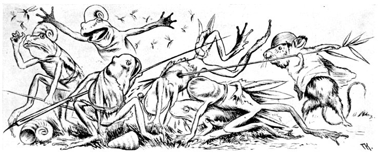 Krigen mellom froskene musene - War between the frogs and mice - 09 - 1885