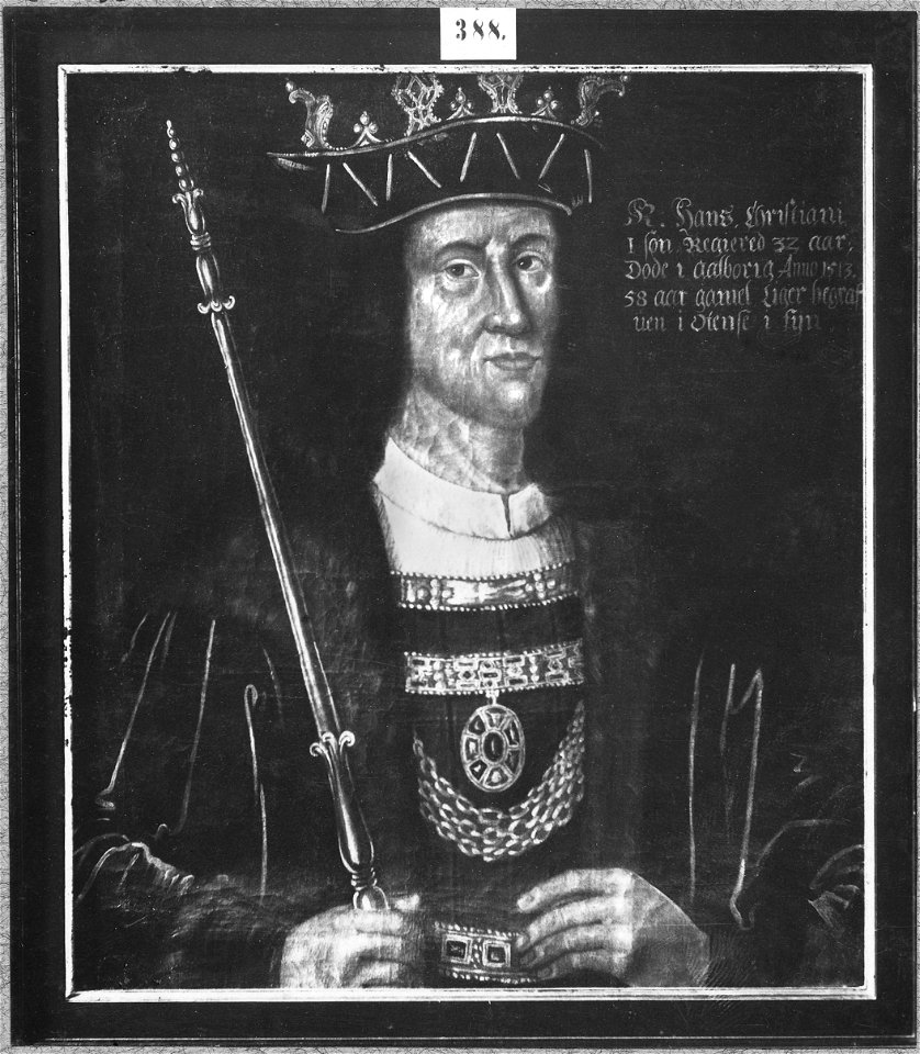 Kristian I, 1426-81, konung av Danmark Norge och Sverige - Nationalmuseum - 15057