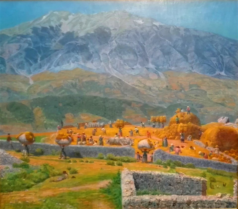 Kristian Zahrtmann - Italiensk tærskeplads - 1902