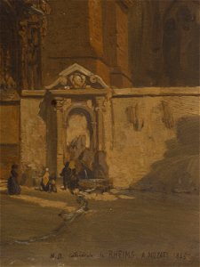 La Cathédrale de Reims, détail (bgw17 0596)