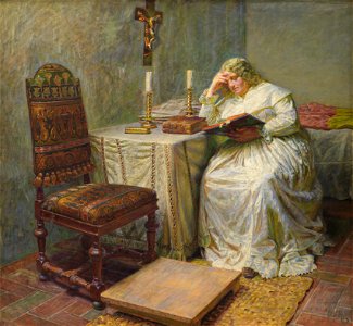 Kristian Zahrtmann - Leonora Christina in Blåtårn - KMS1436 - Statens Museum for Kunst