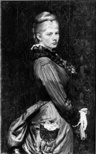 Christian Krohg - Kammerherrinne Lucy Parr Egeberg - Norsk portrettarkiv - Riksantikvaren - E000030 (cropped)
