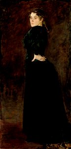 Christian Krohg - Portrait of Alexandra Thaulow, b. Lasson - NG.M.01481 - National Museum of Art, Architecture and Design