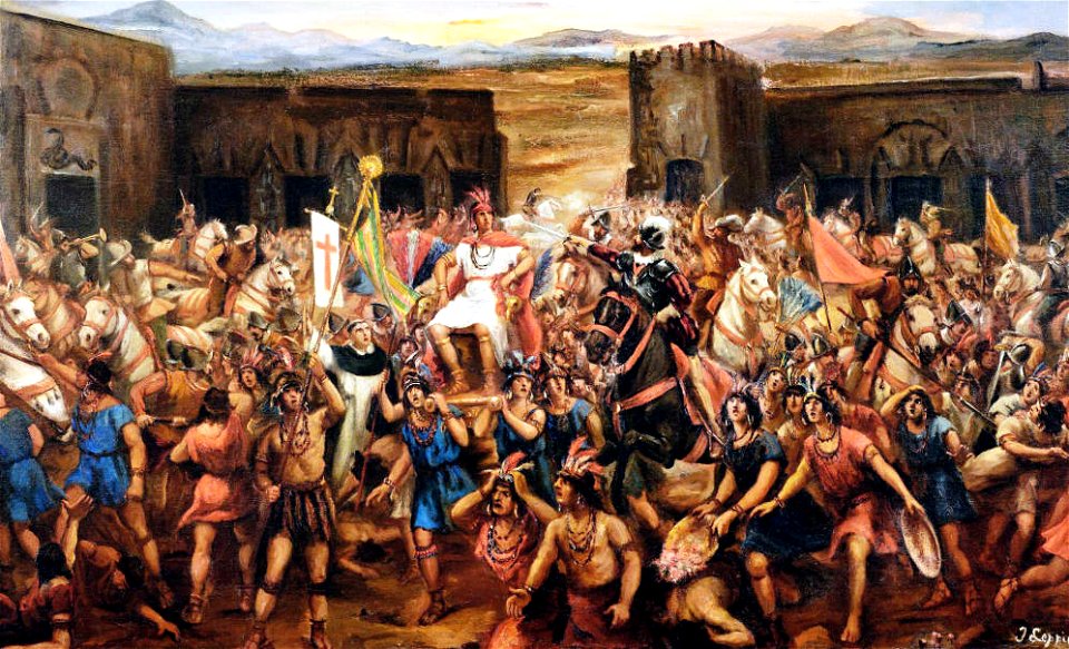 La captura de Atahualpa - Juan Lepiani