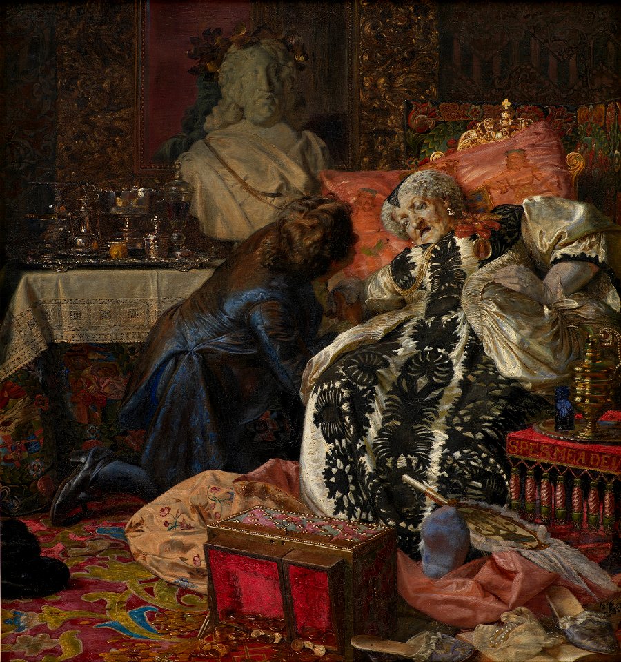 Kristian Zahrtmann - The Death of Queen Sophie Amalie - Google Art Project