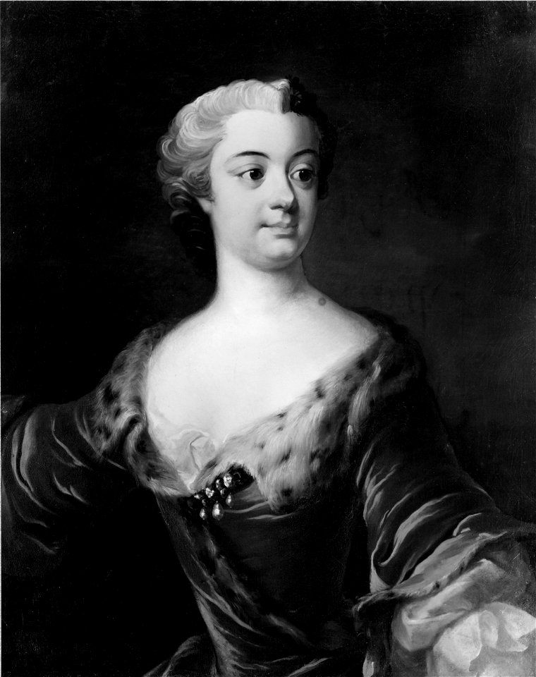 Kristina Margareta Augusta Törnflycht, 1714-1780, gift med överståthållaren - Nationalmuseum - 38910
