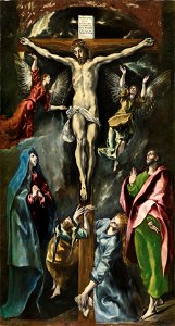 La crucifixión (El Greco, 1597)