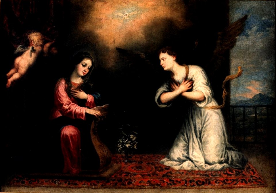 La Anunciación, de un seguidor o discípulo de Alonso Cano (Real Academia de Bellas Artes de San Fernando)