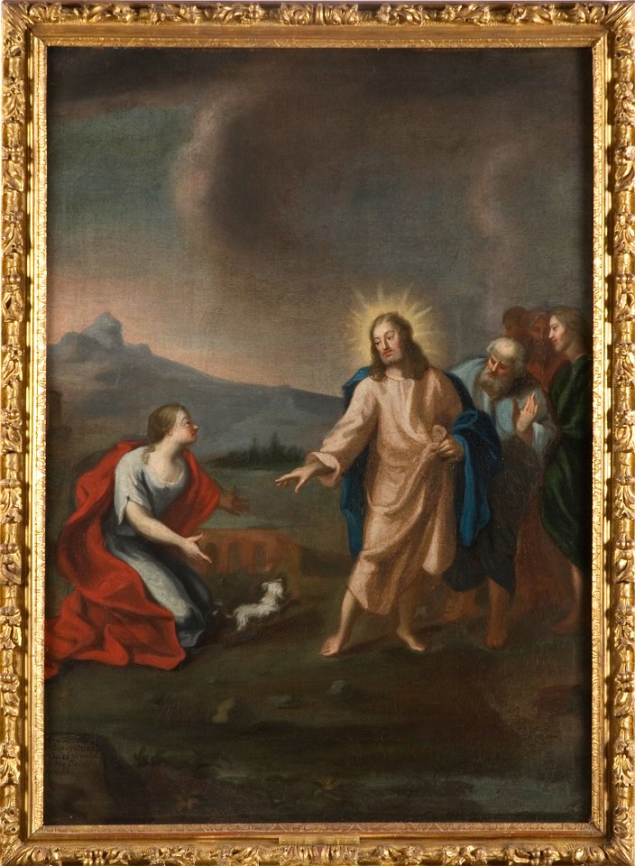 Kristus och den Kananeiska kvinnan - Nationalmuseum - 38988