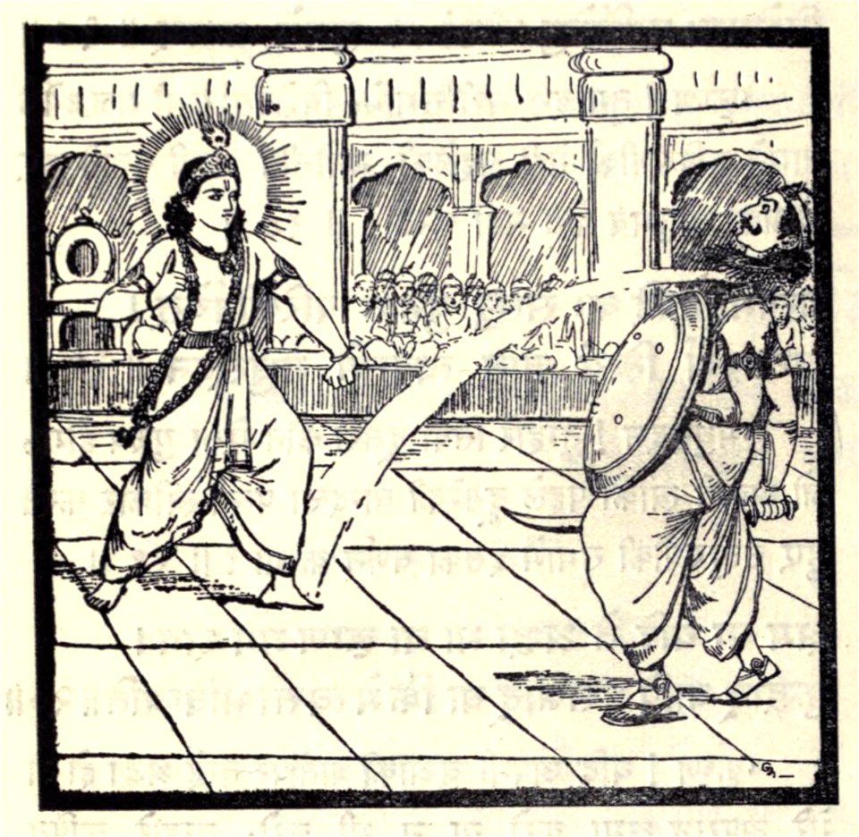 Krishna kills Shisupala