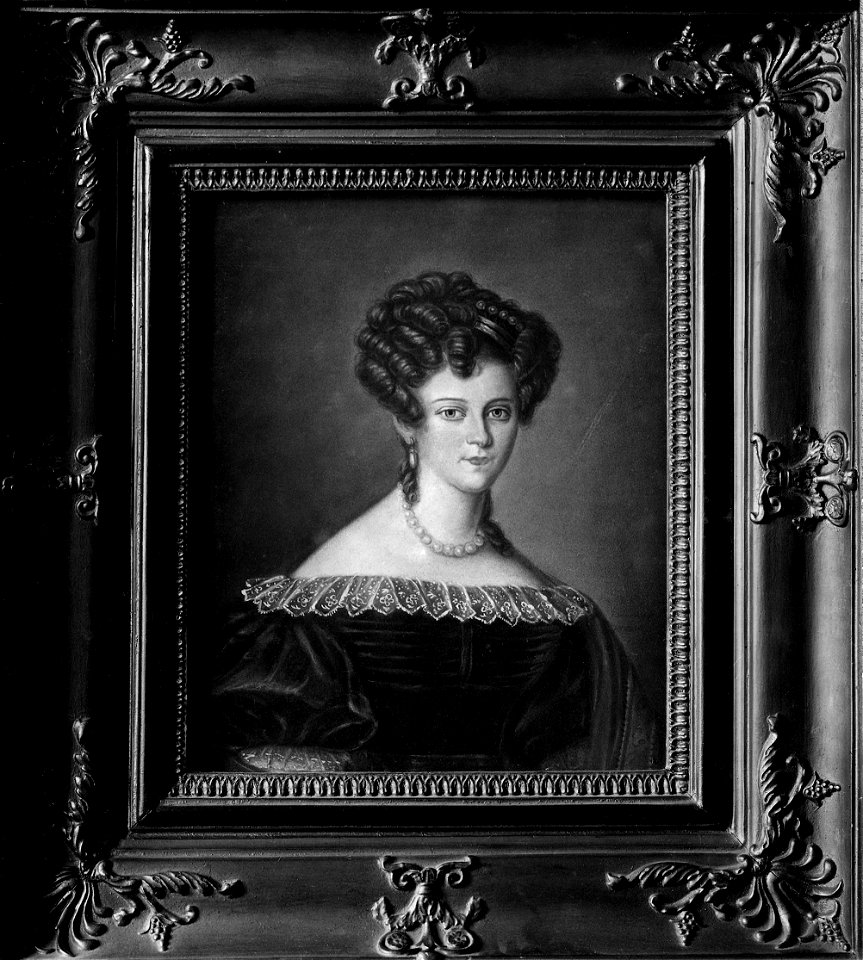 Kristina Fredrika Sparrsköld, 1777-1828, gift med professor Nils Henrik Sjöborg (Pehr Lindhberg) - Nationalmuseum - 38896