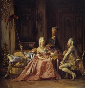 Kristian Zahrtmann - Scene from the court of Christian VII - Google Art Project