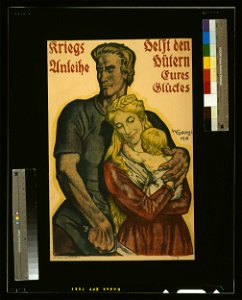 Kriegsanleihe, helft den Hütern eures Glückes - W. Georgi 1918. LCCN2004665882. Free illustration for personal and commercial use.