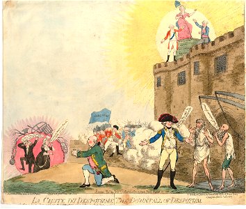 La chute du despotisme. The downfall of despotism. (BM 1987,0516.5 1)