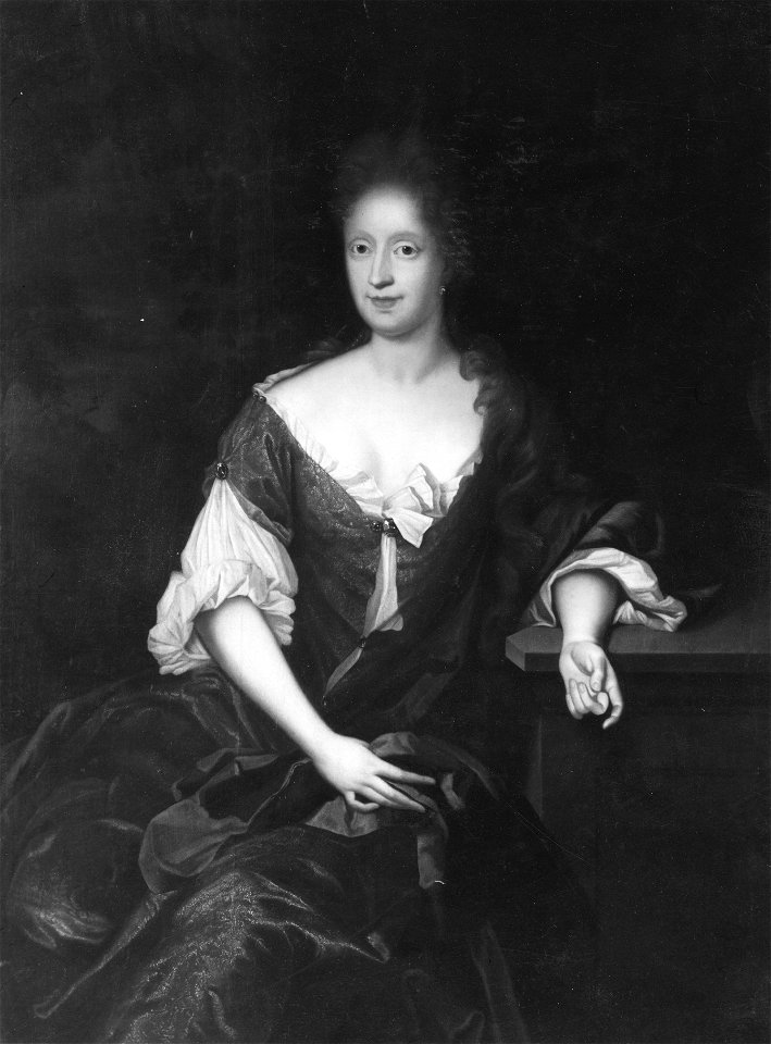 Kristina Sofia, 1654-1695, prinsessa av Branschweig-Wolfenbüttel (Herman Hendrik Quiter d.y.) - Nationalmuseum - 15566. Free illustration for personal and commercial use.