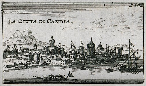 La citta di Candia - Sandrart Jacob Von - 1687