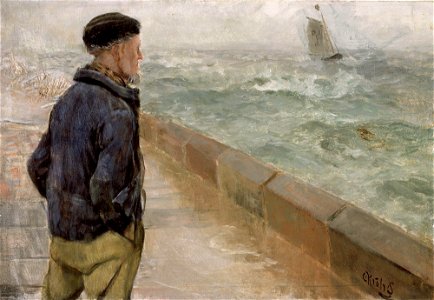 Christian Krohg - A French Sailor - En fransk sjømann - Nasjonalmuseet - NG.M.00924