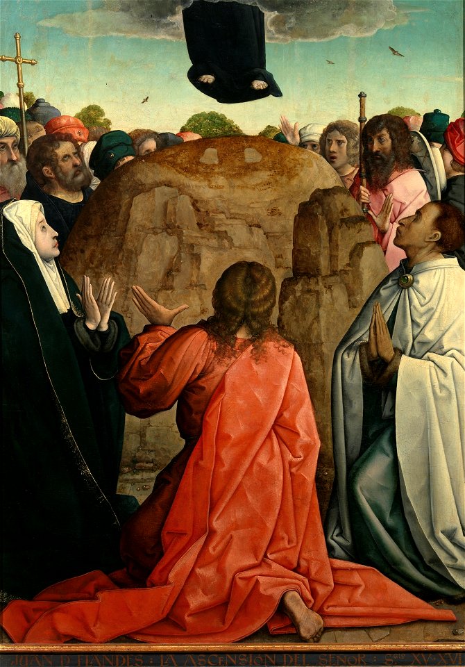 La Ascensión, de Juan de Flandes (Museo del Prado)