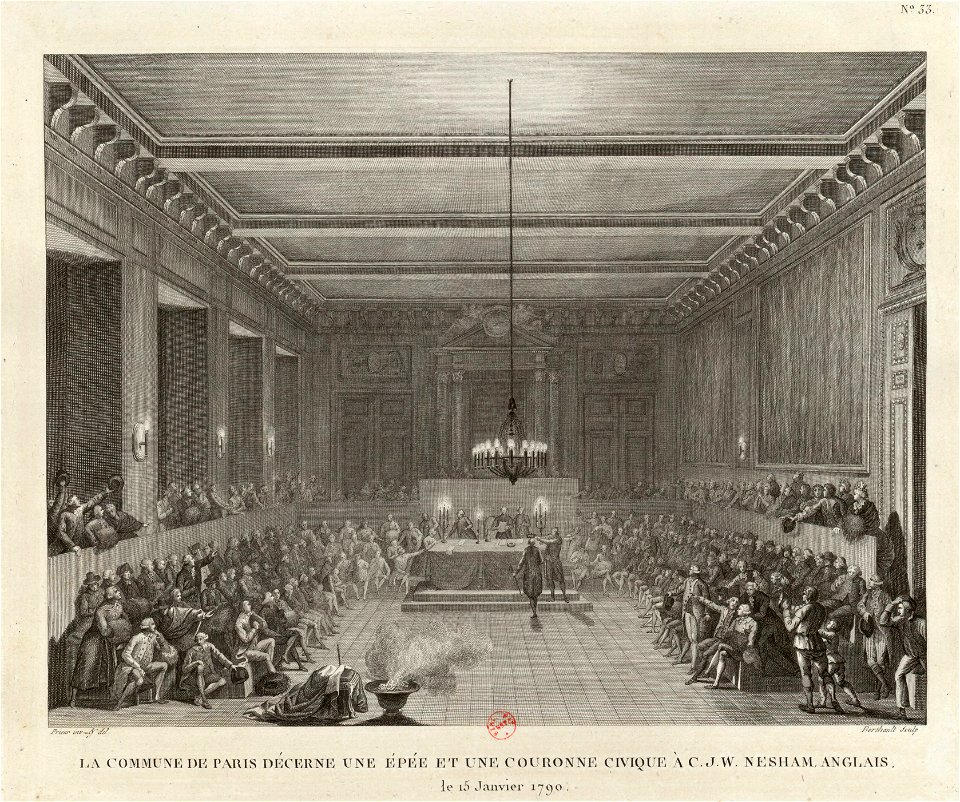 La Commune de Paris décerne une épée et une couronne civique