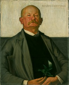 Kristian Zahrtmann,the Danish Painter (Johan Rohde) - Nationalmuseum - 18625. Free illustration for personal and commercial use.