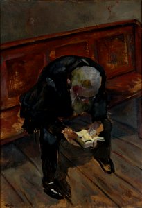 Christian Krohg - Før predikenen - Stavanger kunstmuseum - SG.0225