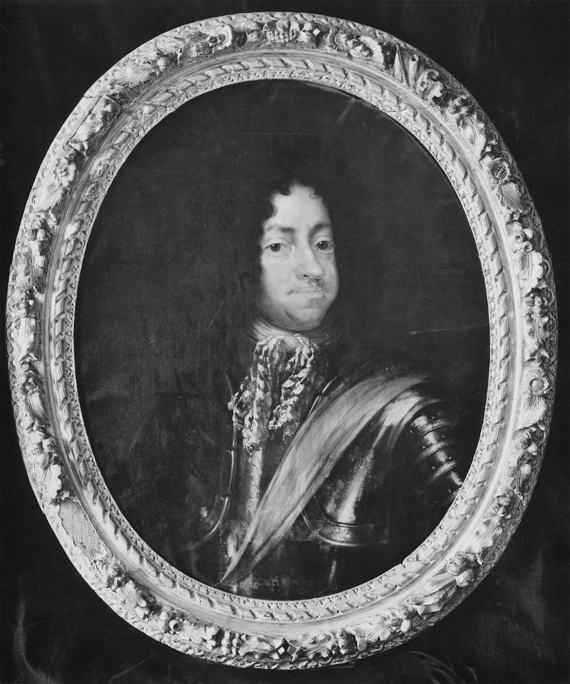 Kristian V, 1646-1699, kung av Danmark och Norge (David von Krafft) - Nationalmuseum - 15808