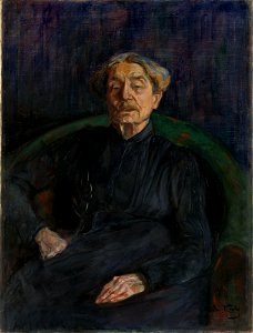 Oda Krohg - Portrait of the Artist Aasta Hansteen - NG.M.00686 - National Museum of Art, Architecture and Design