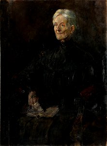 Christian Krohg - Portrait of Mrs. Betsy Gude, b. Anker - Fru Betsy Gude, f. Anker - Nasjonalmuseet - NG.M.01426