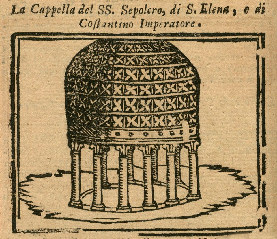 La Capella di SS Sepolcro, di SElena e di Costantino Imperatore - Bianco Noe - 1600