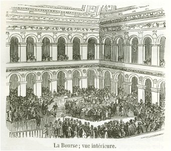 La Bourse - vue intérieure