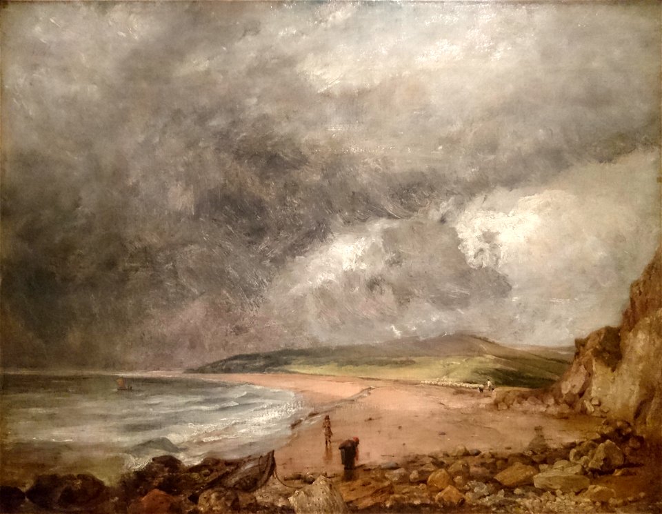 La Baie de Weymouth à l'approche de l'orage – John Constable – Musée du Louvre, RF 39 – Q27097977