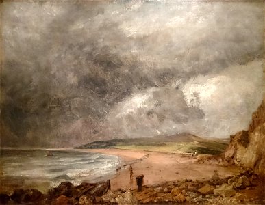 La Baie de Weymouth à l'approche de l'orage – John Constable – Musée du Louvre, RF 39 – Q27097977