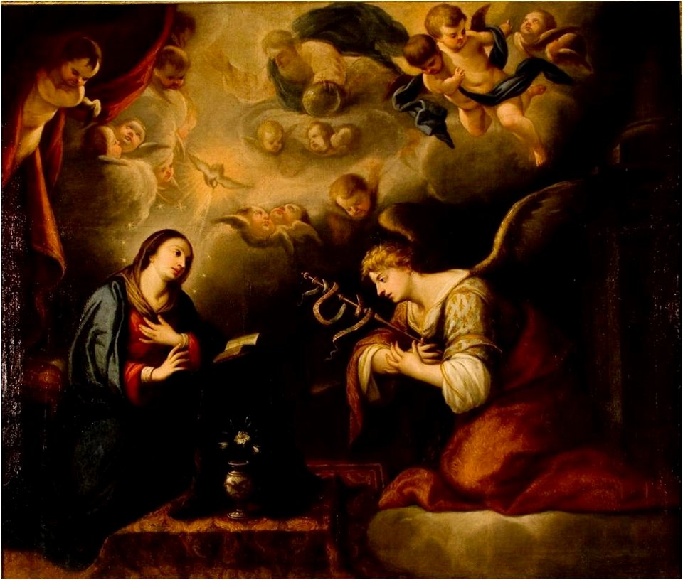 La Anunciación, atribuida a Alonso del Arco (Museo Cerralbo, Madrid)