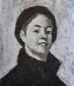 Kristina Hedenström självporträtt