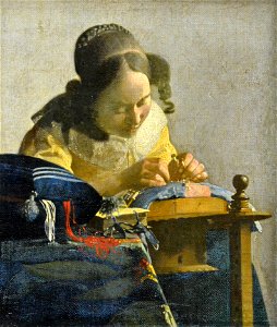 La Dentellière, Johannes Vermeer, 1669-1670
