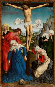 La Crucifixión, de un seguidor de Rogier van del Weyden (Museo del Prado)