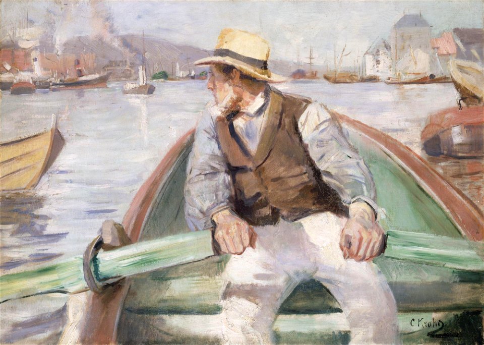 Christian Krohg - Look ahead, Bergen Harbour - NG.M.00967 - National Museum of Art, Architecture and Design